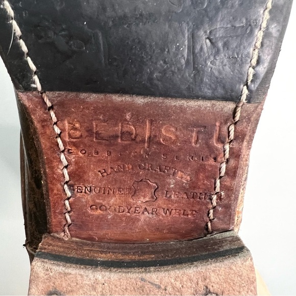 Bed Stu Tango Double Zip Tall Distressed Leather Boots Size 6 - Picture 12 of 14